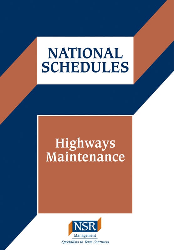 Highways Maintenance | NSR Management | The National Schedule of Rates
