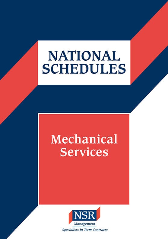 Mechanical Services | NSR Management | The National Schedule of Rates